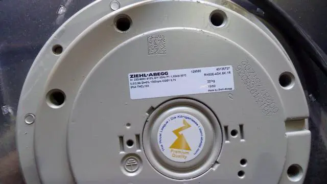 Alt view image 3 of 3 - ZIEHL-ABEGG fan RH50E-4DK.6K.1R brand new original authentic high-voltage inverter