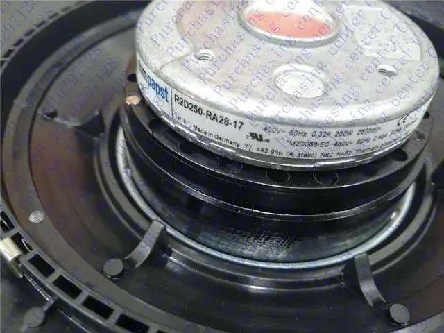 Alt view image 2 of 4 - R2D250-RA28-17 ebmpapst FAN 400V 0.32A 200W Siemens 6RA80 FAN
