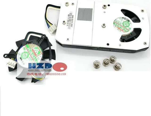 Alt view image 3 of 4 - For graphics card cooler MGT5012XB-W10 radiat 1U 4-wire 4-pin