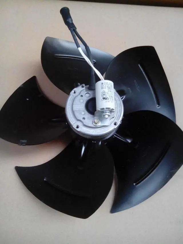 Alt view image 2 of 3 - A4E350-AP06-30/A01 original authentic ebmpapst 230V 350mm outer rotor cold storage fan