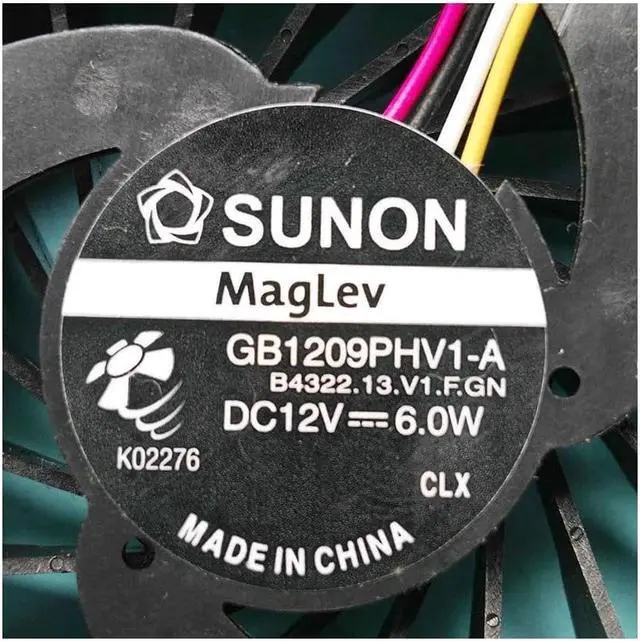 Alt view image 2 of 3 - CPU fan for SUNON GB1209PHV1-A B4322.13.V1.F.GN laptop cpu cooling fan cooler