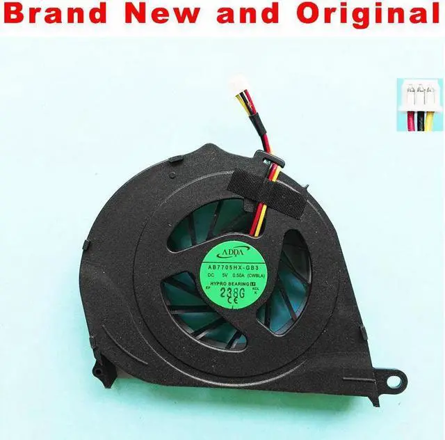 Main image of New original cpu fan for Toshiba L750 L755 L750D laptop cpu cooling fan cooler AB7705HX-GB3 CWBLA