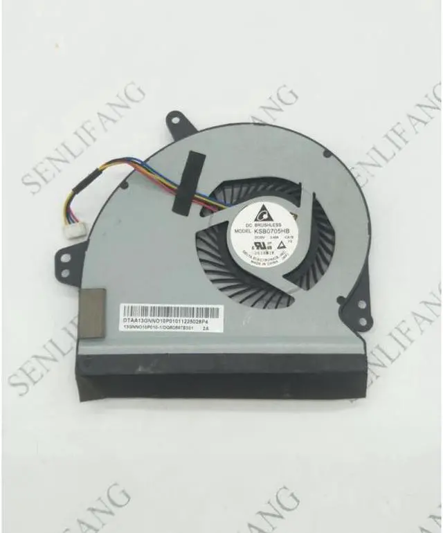Main image of laptop cooler cpu cooling fan for Asus X501 X501A CPU FAN KSB0705HB-CA1B DC5V 4PIN EF75070S1-C000-S99