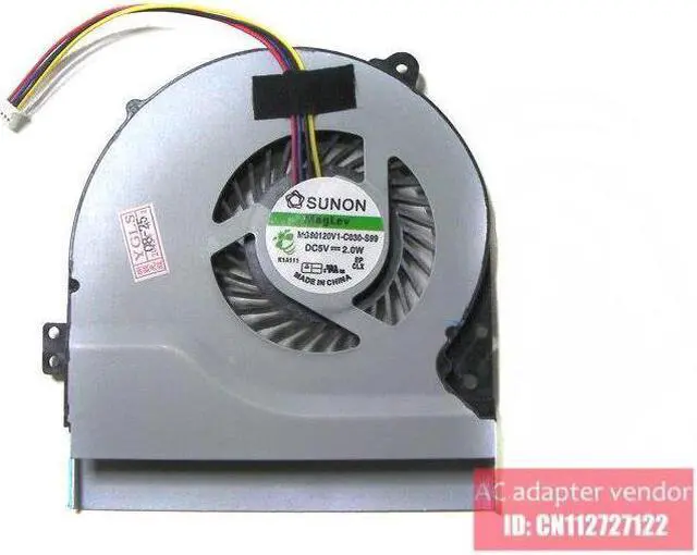 Alt view image 3 of 6 - FOR ASUS X550 X550V X550C X550VC X550C X450 X550V X450CA laptop CPU cooling fan MF75070V1-C090-S9A