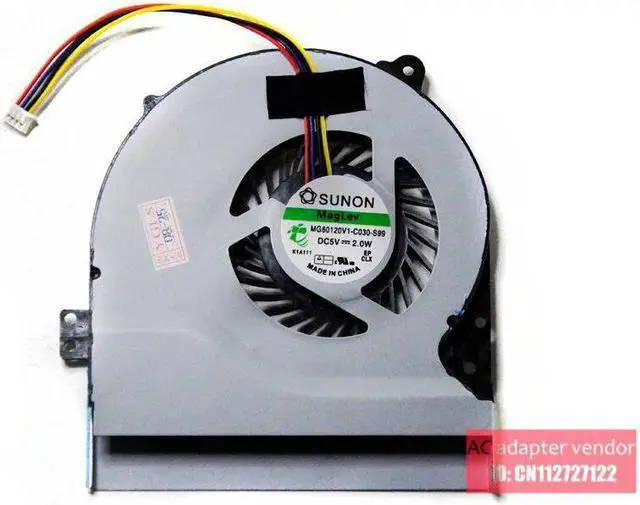 Alt view image 4 of 6 - FOR ASUS X550 X550V X550C X550VC X550C X450 X550V X450CA laptop CPU cooling fan MF75070V1-C090-S9A