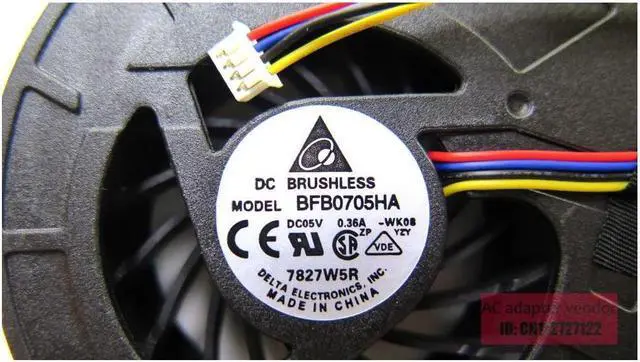 Alt view image 6 of 6 - FOR Asus G74 G74S G74SX laptop CPU fan