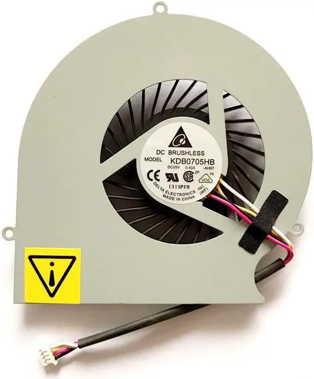 Alt view image 3 of 3 - New laptop CPU cooling fan Cooler radiator Notebook for Acer Aspire Z5801 KDB0705HB-AH87 DC05V 0.40A ADDA AD6005HX-JBB (CWQK1B)