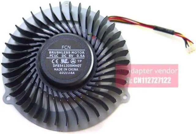Alt view image 6 of 6 - New Replace FOR LENOVO IdeaPad Y400 FOR LENOVO Y500 laptop fan CPU cooler fan