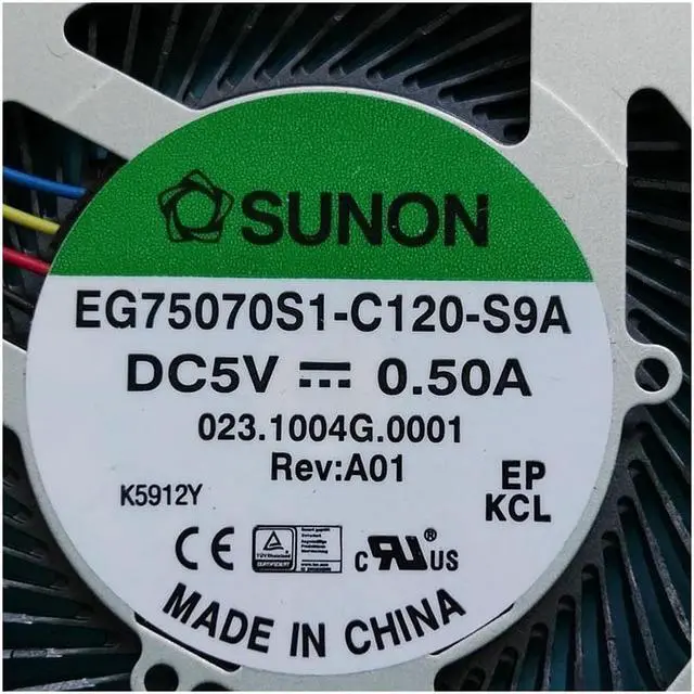 Alt view image 2 of 3 - Original New Laptop CPU Fan For Acer Aspire V Nitro VN7-572 VN7-572G CPU FAN COOLER EG75070S1-C120-S9A DC 5V 0.5A