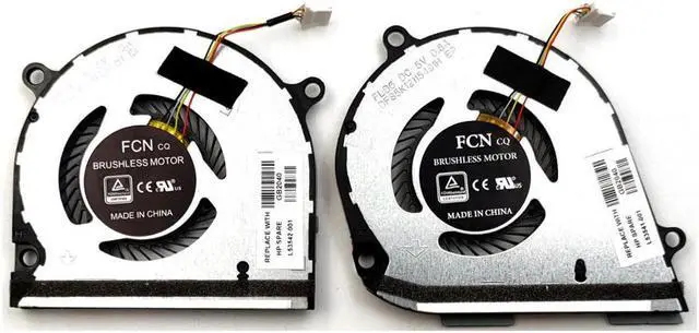 Main image of Laptop CPU GPU Cooling Fan dc5v For HP Envy x360 15-ds l53542-001 l53541-001