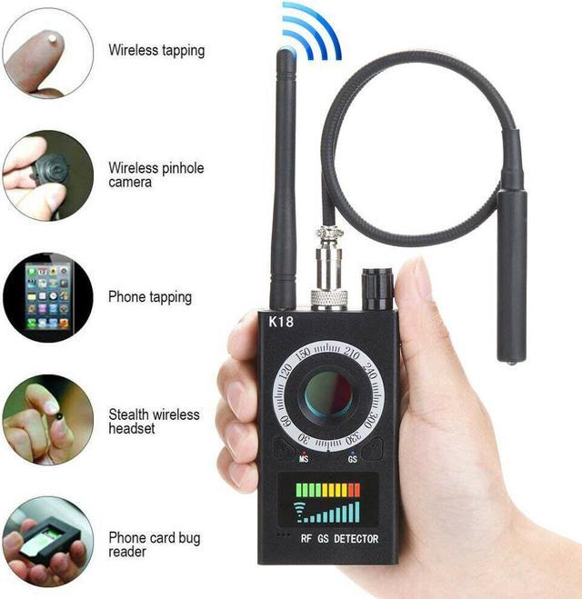 Anti Spy Bug Detector Camera Detectors ,GPS Detector ,RF Signal Scanner Device Detector for GPS Tracker Listening Device Camera Finder K18 Home Safety - Newegg.com