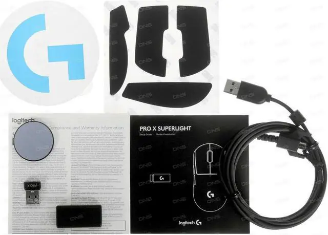 Alt view image 6 of 7 - Logitech G PRO X Superlight Wireless Gaming Mouse, Ultra-Lightweight, Hero 25K Sensor, 25,600 DPI, 5 Programmable Buttons, Long Battery Life, Compatible with PC/Mac