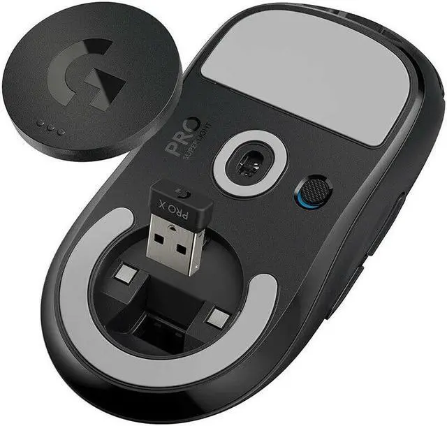Alt view image 3 of 7 - Logitech G PRO X Superlight Wireless Gaming Mouse, Ultra-Lightweight, Hero 25K Sensor, 25,600 DPI, 5 Programmable Buttons, Long Battery Life, Compatible with PC/Mac