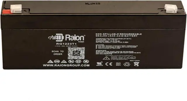 Alt view image 2 of 2 - Raion Power 12V 2.3Ah Battery For Amsco 503902 Arthrotone - 1 Pack