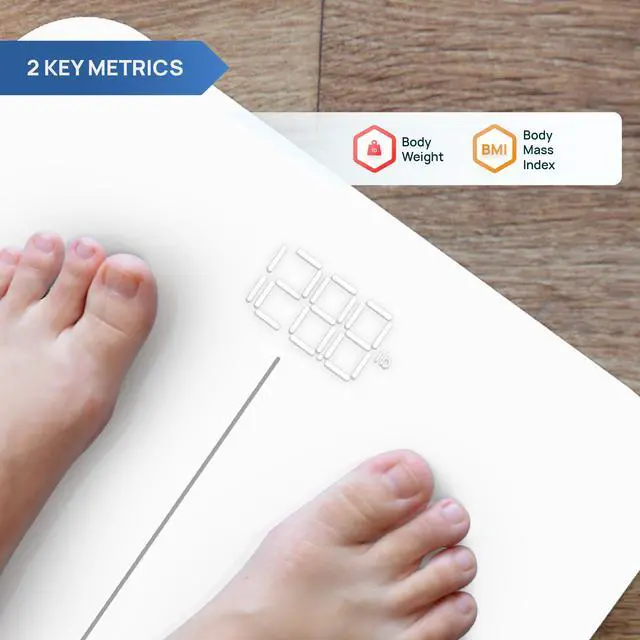 Alt view image 2 of 7 - INEVIFIT Smart Premium Bathroom Scale with Bluetooth and Free Tracking INEVIFIT APP