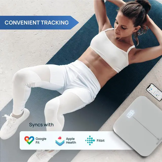 Alt view image 5 of 7 - INEVIFIT Smart Premium Bathroom Scale with Bluetooth and Free Tracking INEVIFIT APP
