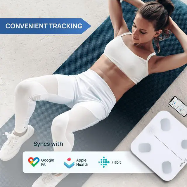 Alt view image 3 of 7 - INEVIFIT Smart Body Composition Scale with Bluetooth and Free Tracking INEVIFIT APP