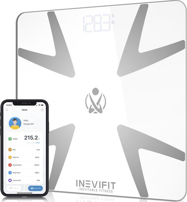 INEVIFIT Smart Body Fat Scale with Bluetooth and Free Tracking INEVIFIT APP  