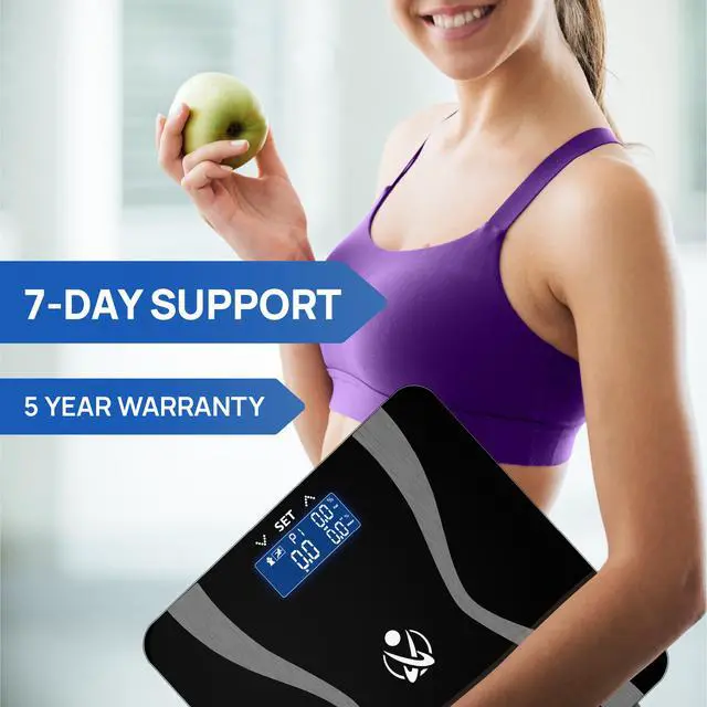 Alt view image 5 of 7 - INEVIFIT Body Fat Scale with Digital Body Composition Analyzer and Body Weight