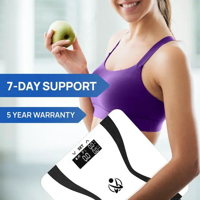 Alt view image 5 of 7 - INEVIFIT Body Fat Scale with Digital Body Composition Analyzer and Body Weight