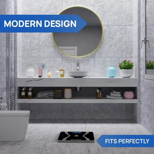 Alt view image 7 of 7 - INEVIFIT Body Fat Scale with Digital Body Composition Analyzer and Body Weight
