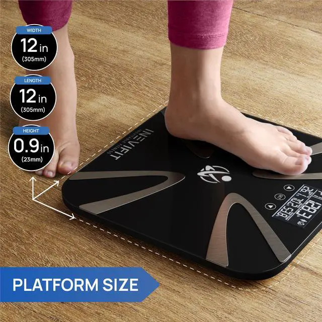 Alt view image 4 of 7 - INEVIFIT Body Fat Scale with Digital Body Composition Analyzer, Body Weight, BMI & more