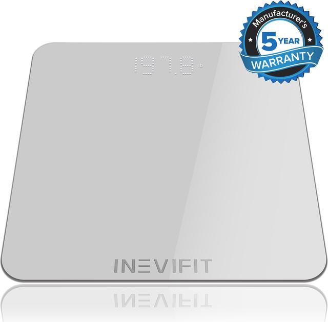 INEVIFIT BATHROOM SCALE, Highly Accurate Digital Bathroom Body Scale,  Measures Weight for Multiple Users 