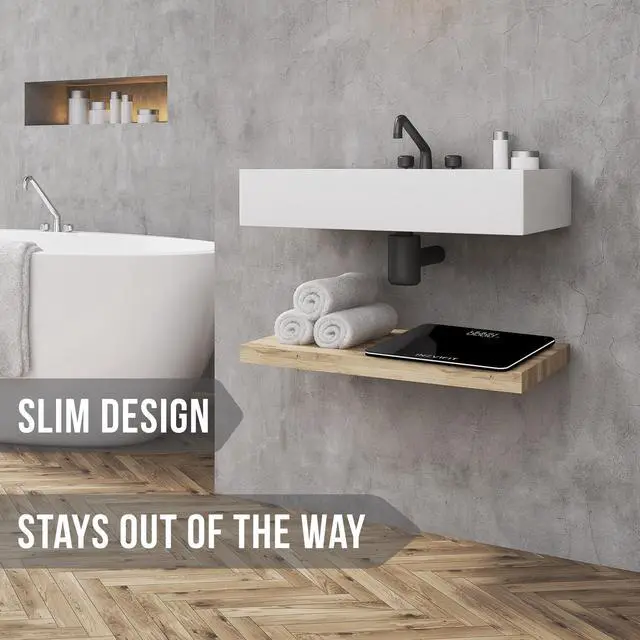 Alt view image 5 of 7 - INEVIFIT Bathroom Scale, Highly Accurate Digital Body Weight Scale Up to 400lbs. Includes 5-Year Warranty