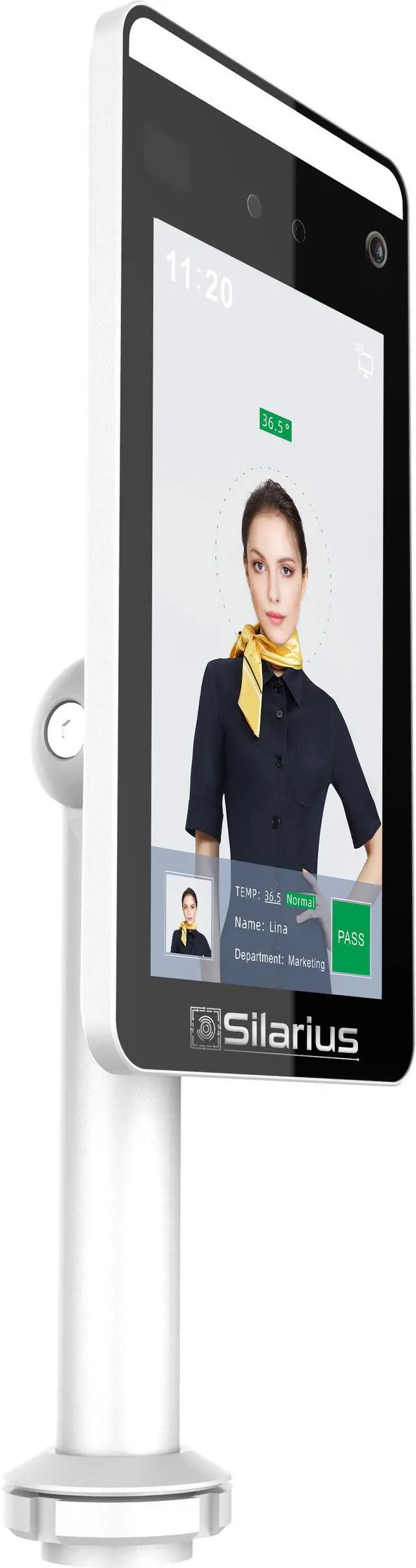 Alt view image 4 of 7 - Silarius SIL-FRTEMP Temprature Thermal terminal + Table stand