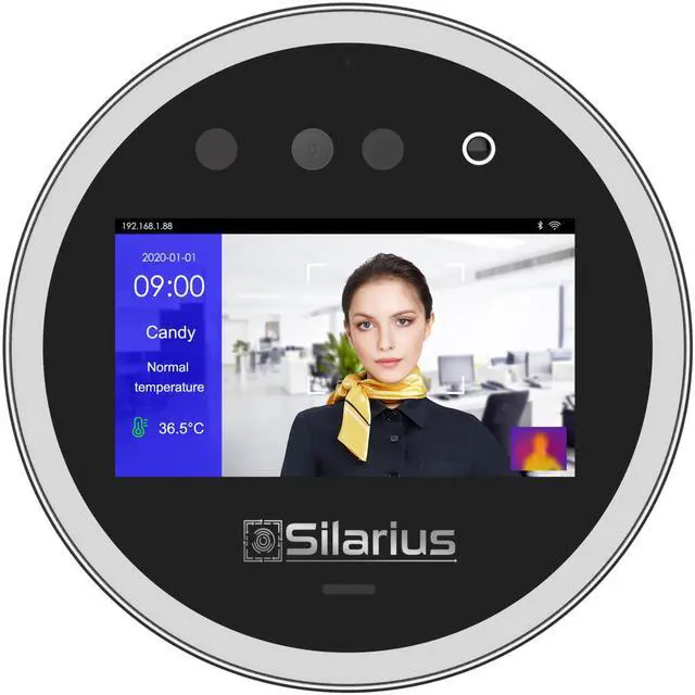 Main image of Silarius SIL-ACCESSTEMP Smart Face Recognition, Temperature Measurement Device, Employee time management Device