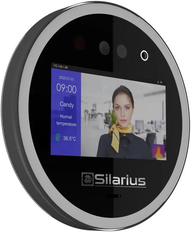 Alt view image 3 of 7 - Silarius SIL-ACCESSTEMP Smart Face Recognition, Temperature Measurement Device, Employee time management Device