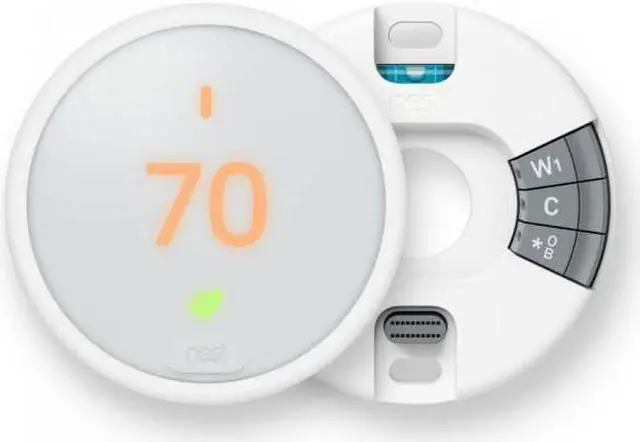 Alt view image 4 of 5 - Nest T4001ES Thermostat E - White