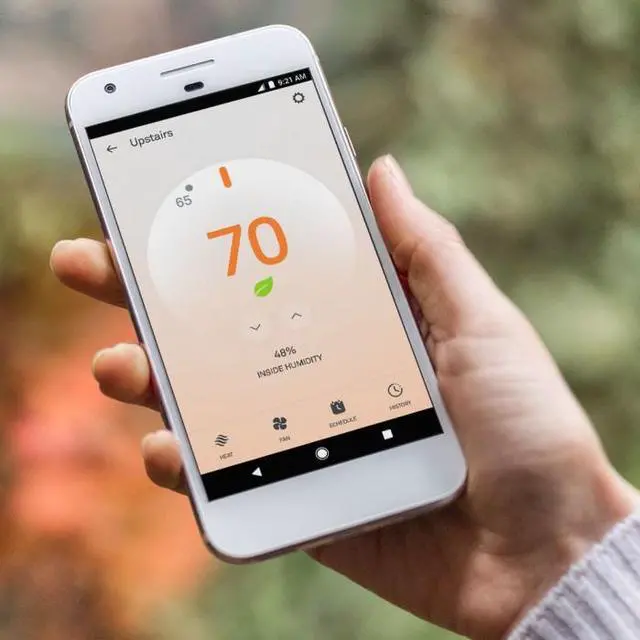 Alt view image 2 of 5 - Nest T4001ES Thermostat E - White