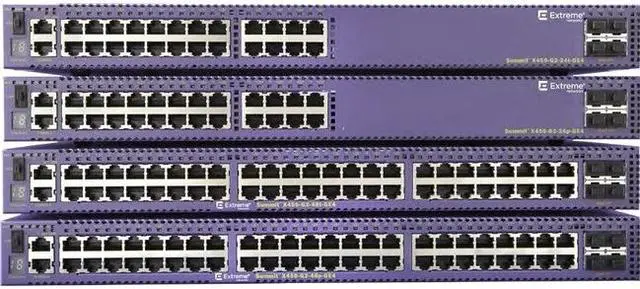 Alt view image 6 of 9 - Extreme Networks Summit X450-G2-48p-GE4 Ethernet Switch