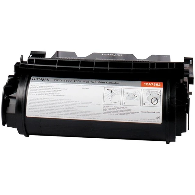 Alt view image 14 of 14 - Lexmark 12A7468 High-Yield Toner 21000 Page-Yield Black