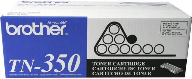 Alt view image 3 of 5 - BROTHER INTERNATIONAL CORPORAT TN350 TONER CARTRIDGE -  2500 PAGES AT 5% COVERAGE