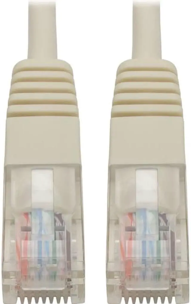 Alt view image 7 of 7 - Tripp Lite N002-015-WH Cat5E 350 Mhz Molded Utp Patch Cable (Rj45 M/M) , White, 15 Ft. - Patch Cable - Rj-45 (M) To Rj-45 (M) - 15 Ft - Utp - Cat 5E - Ieee 802.3Ab/Ieee 802.5 - Molded, Stranded - White