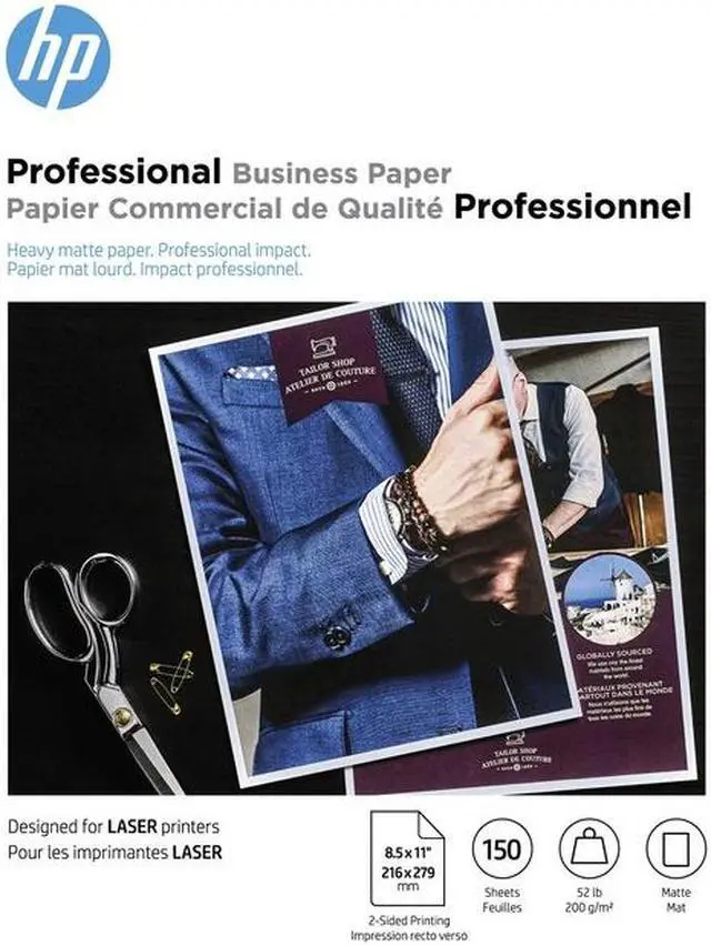 Alt view image 5 of 20 - HP Professional Business Matte Brochure Paper 4WN05A