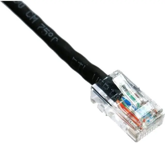 Alt view image 2 of 5 - Axiom C5ENB-K6-AX Patch Cable - Rj-45 (M) To Rj-45 (M) - 6 Ft - Utp - Cat 5E - Stranded - Black