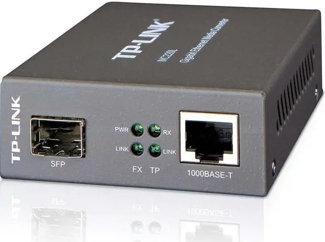 Alt view image 20 of 20 - TP-Link Gigabit SFP to RJ45 Fiber Media Converter | Fiber to Ethernet Converter | 10/100/1000Mbps RJ45 Port to 1000Base-SX/LX SFP Slot Supporting MiniGBIC Modules (MC220L)
