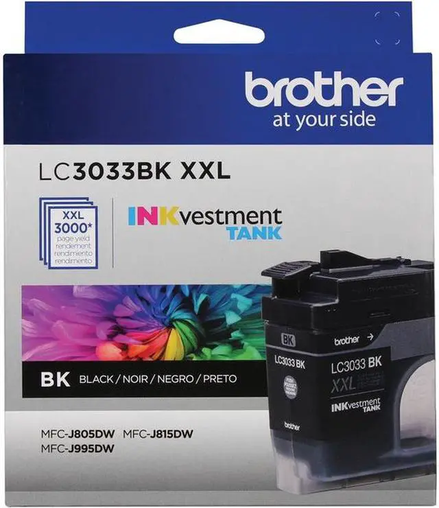 Alt view image 7 of 20 - Brother - LC3033BKS XL High-Yield Ink Cartridge