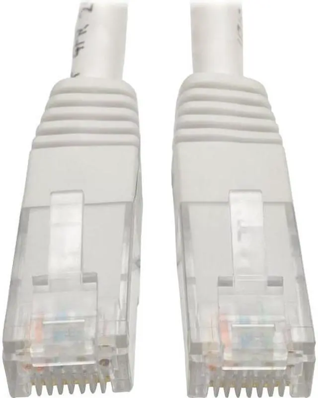 Alt view image 3 of 13 - Tripp Lite Premium N200-020-WH RJ-45 Patch Network Cable