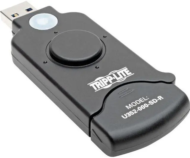 Alt view image 3 of 5 - Tripp Lite U352-000-SD-R USB 3.0 Super Speed SDXC Card Reader - c ...