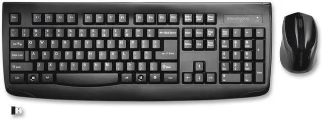 Alt view image 5 of 6 - Kensington Technology K72324USA Kensington KB K72324USA Pro Fit KB and MC Wireless Desktop Set Black