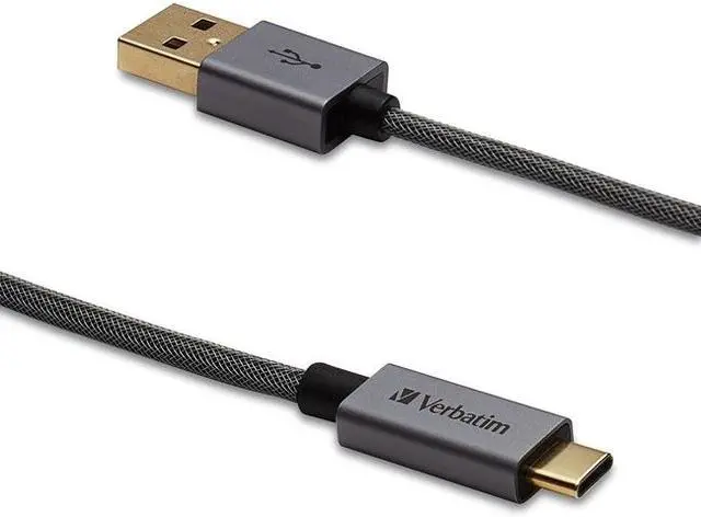 Alt view image 7 of 7 - Usb-C™ To Usb-A Cable - 47 In. Braided Black