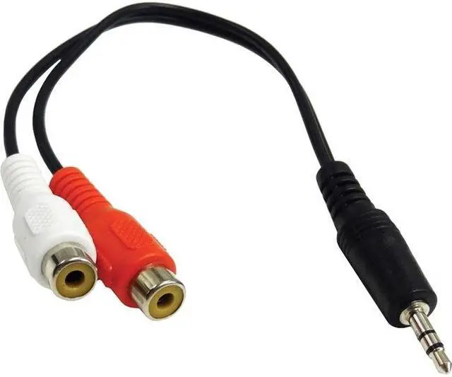 Alt view image 2 of 2 - AXIOM 3.5MM STEREO TO 2 X RCA CABLE