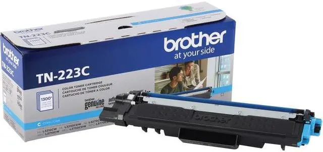 Alt view image 10 of 20 - Brother International - TN223C - Brother Genuine TN-223C Standard Yield Cyan Toner Cartridge - Laser - Standard Yield -