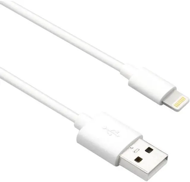 Alt view image 3 of 4 - Axiom LGMUSBAMW06-AX Lightning To Usb-A M/M Adapter Cable - White 6Ft