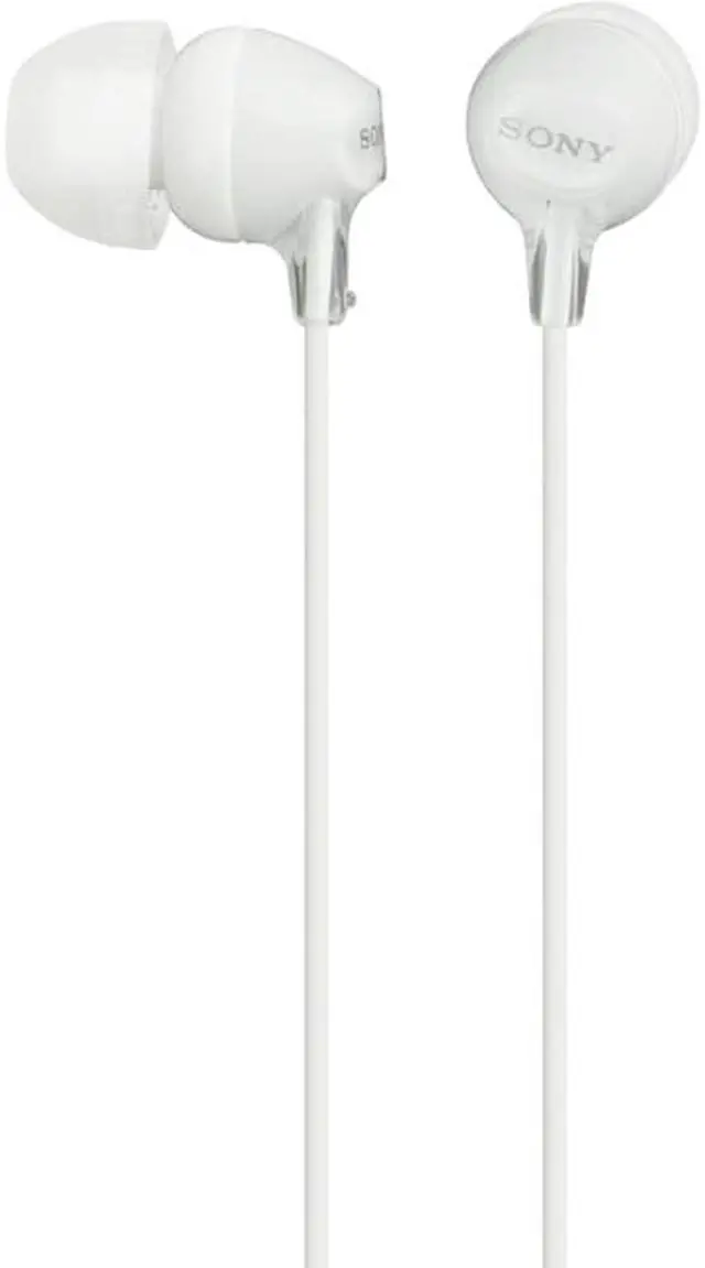 Alt view image 6 of 13 - Sony Fashion Color EX Series Earbuds - Stereo - Mini-phone - Wired - White