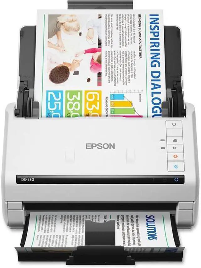 Alt view image 9 of 11 - EPSON B11B236201 DS-530 - DOCUMENT SCANNER - DESKTOP - 35 PPM/70 IPM: 300 DPI BLACK & WHITE, COLO